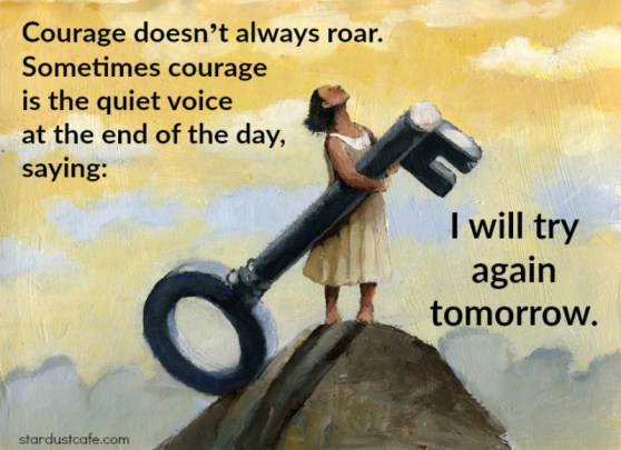 a girl on top of a hill with a big wrench in hand looking up